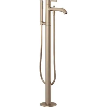 Vodovodní baterie Kludi Nova Fonte - Vanová baterie do podlahy, s příslušenstvím, kartáčovaný bronz 38590N115