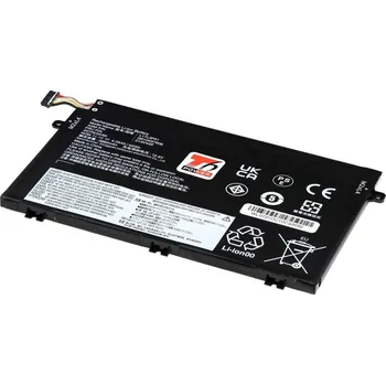 Baterie k notebooku Baterie do notebooku T6 Power Lenovo ThinkPad E480, E490, E580, E590, 3600mAh, 40Wh, 3cell, Li-pol