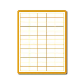 Speciální papír 35 00475 - Print Etiketa A4, 38,1 mm x 21,2 mm, Lesklý papír, 65 etiket na archu, Balení - 100 ks