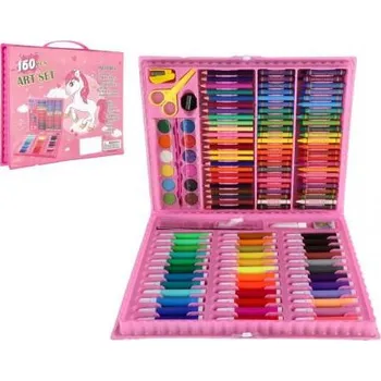 Dětské zboží Teddies Sada na malování - Art box kreativní sada s jednorožcem 160 ks