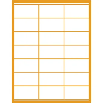 Samolepící etiketa 35 00229 - Print Etiketa A4, 70 mm x 41 mm, 21 etiket na archu - Balení 100 ks