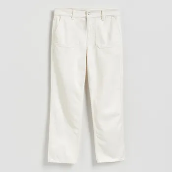 Reserved - Džíny straight fit - krémová - YU862-01J - YU862-01J-32