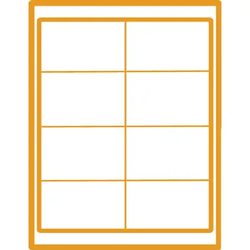 Samolepící etiketa 35 00195 - Print Etiketa A4, 100 mm x 67 mm, 8 etiket na archu - Balení 100 ks