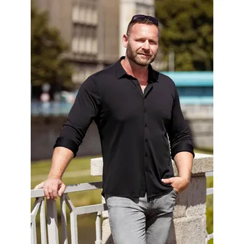 Pánská móda FERATT Košile PERFORMANCE SLIM M černá Velikost: S