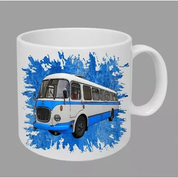 Moon River Škoda RTO 706 hrnek s autobusem modrý obsah 330 ml (hrneček autobus)