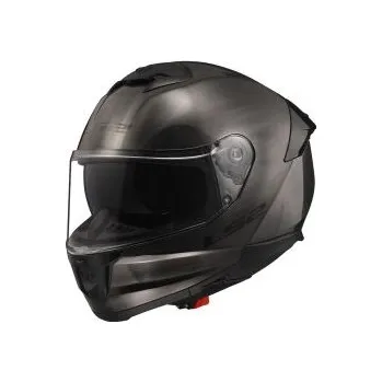 Helma na motorku Moto přilba LS2 FF808 Stream II Jeans Titanium - XXL(63-64)