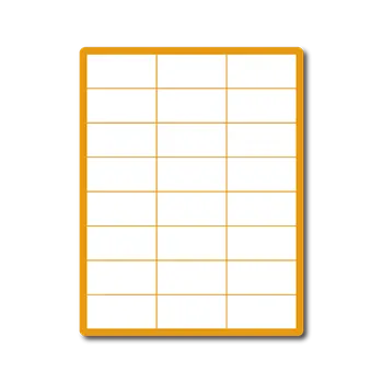 Speciální papír 35 00406 - Print Etiketa A4, 70 mm x 37 mm, Lesklý papír, 24 etiket na archu, Balení - 100 ks