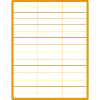 Samolepící etiketa 35 00097 - Print Etiketa A4, 70 mm x 20 mm, 45 etiket na archu - Balení 100 ks