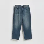 Reserved - Džíny baggy se sepraným efektem - indigo jeans - YV149-57J - YV149-57J-29