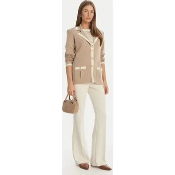 Dámský svetr Luisa Spagnoli Kardigan Meridien 100357 Béžová Regular Fit XL