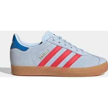 Chlapecké tenisky Dětské semišové tenisky adidas Originals GAZELLE KI4036 modrá 50X, EUR 33.5