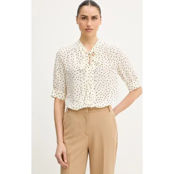 Dámská halenka Halenka s příměsí hedvábí Luisa Spagnoli Barcolana 543049 béžová 01A, vel. L