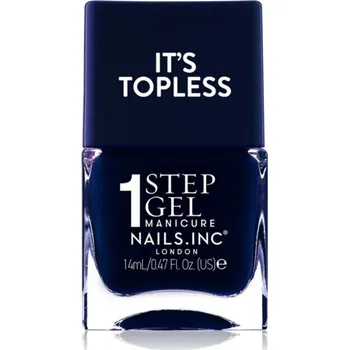 Přípravek na nehty Nails Inc. It’s Topless gelový lak na nehty pro dlouhotrvající efekt odstín Whitney 14 ml