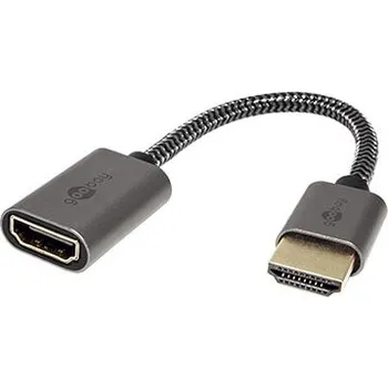 Video kabel goobay Ultra High Speed HDMI kabelová redukce, 8K@60Hz, HDMI M - HDMI F, 10cm (79145) - 11.92.5642