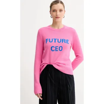 Dámský svetr Vlněný svetr MAX&Co. 2528366032200 růžová 30X, vel. XL