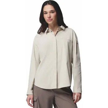 Dámská košile Columbia Chill Creek LS Shirt W 2160631278 - dark stone L