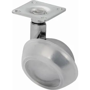 Walteco Nábytkové kolečko pro měkké podlahy, průměr 50 mm, s plotýnkou Množství: 10 ks