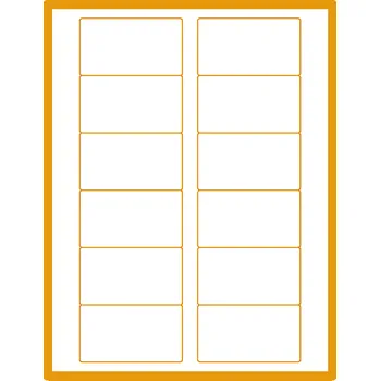 Samolepící etiketa 35 00096 - Print Etiketa A4, 78 mm x 47 mm, 12 etiket na archu - Balení 100 ks.
