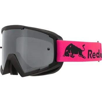 Motocyklové brýle Red Bull Spect motokrosové brýle WHIP černé se stříbrným sklem