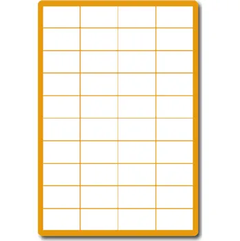 Samolepící etiketa 35 00630 - Print Etiketa A4, 52,5 mm x 29,60 mm, 40 etiket na archu - Balení 100 ks