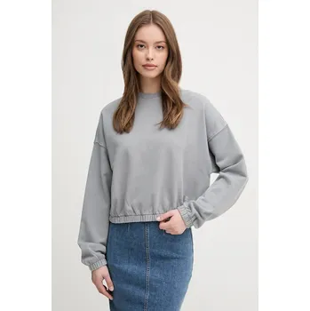 Pánská mikina Bavlněná mikina United Colors of Benetton 39BLD109O šedá 90X, vel. XS