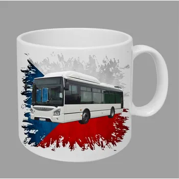Moon River Iveco II hrnek s autobusem vlajka obsah 330 ml (hrneček autobus)