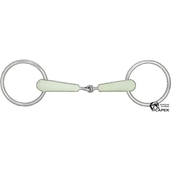 Udidlo pro koně Stihlo 1x lomené Horze -APPLE- - 13,5cm