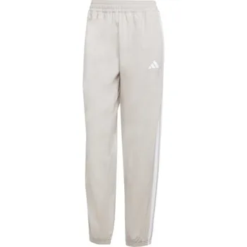 Dámské kalhoty Dámské kalhoty adidas TRAIN ESSENTIALS 3 STRIPES WOVEN W 2XL Béžová, Bílá