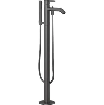 Vodovodní baterie Kludi Nova Fonte - Vanová baterie do podlahy, s příslušenstvím, broušený Gunmetal 38590N215