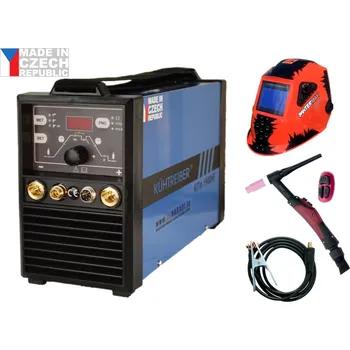 Svářečka Kühtreiber KITin 1900HF + zem + TIG hořák U/D + kukla