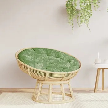 Podsedák vidaXL Kulatý sedák Ø 100 x 11 cm oxfordská tkanina [361967] Barva: motiv listu