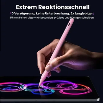 Grafický tablet Stylus Kingone pro Apple iPad 2018-2025, 2x rychlé nabíjení, kompatibilní s iPadem 11/10/9/8/7/6,