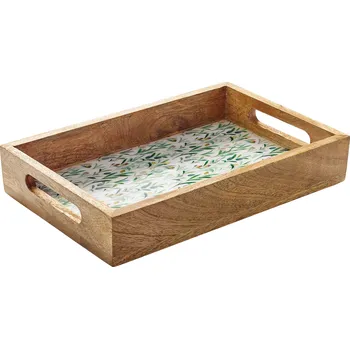 Zassenhaus OLIVE Servírovací podnos 30,5x20x5,5 cm mangové dřevo