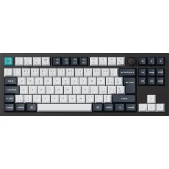 Klávesnice Keychron Q3 Max Swappable RGB Backlight Red Switch Knob Version - Black, CZ/SK
