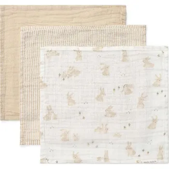 Dětské zboží LITTLE DUTCH Ubrousky mušelínové 3 ks Baby Bunny