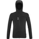 Mikina pánská MILLET FUSION GRID HOODIE M BLACK - NOIR - S