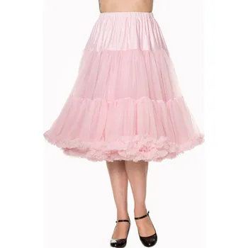 Banned Retro spodnička Lifeforms světle růžová dlouhá Velikost: XL-2XL