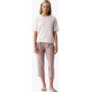 Dámské pyžamo Dámské pyžamo Atlantic NLP-509 - bavlna Starorůžová S