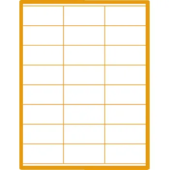 Samolepící etiketa 35 00411 - Print Etiketa A4, 70 mm x 36 mm, Lesklý papír, 24 etiket na archu, Balení - 100 ks