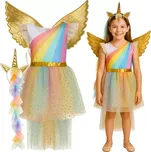 Dětský trojdílný kostým jednorožce - 130–140 cm