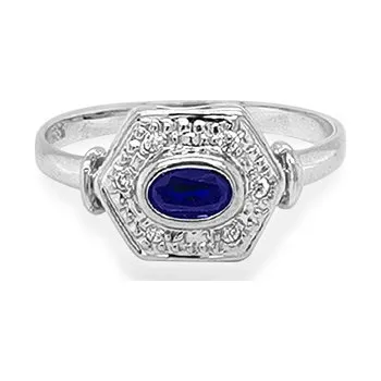 Prsten Zlatý Prsten se Barevými Kameny 7130316