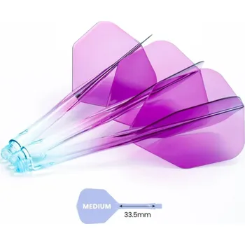 Příslušenství pro šipky Caliburn Letky SUP - No6 - Two Tone - Blue & Purple - medium