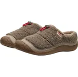 boty městské zateplené dámské KEEN HOWSER III SLIDE WOMEN, brindle/brindle sherpa fleece - 40,5