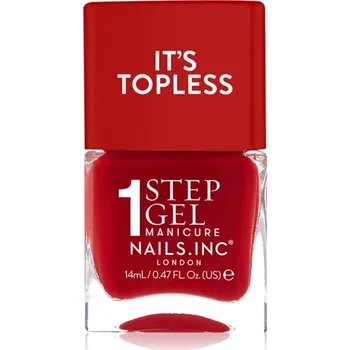 Lak na nehty Nails Inc. It’s Topless gelový lak na nehty pro dlouhotrvající efekt odstín Kendall 14 ml