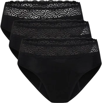 Menstruační kalhotky 3PACK menstruační kalhotky Modibodi Sensual Hi-Waist Bikini Bundle (MKMSHWBB) XL Možnost vrácení zboží ZDARMA do 120 dnů!