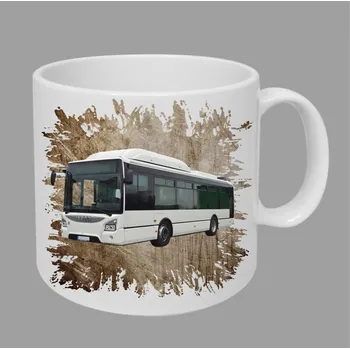 Moon River Iveco II hrnek s autobusem hnědý obsah 330 ml (hrneček autobus)