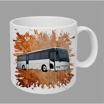 Moon River Iveco hrnek s autobusem oranžový obsah 330 ml (hrneček autobus)