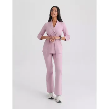 Zdravotnický oděv Dámské Lékařské Kalhoty Flare- FRENCH PINK 0