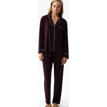 Dámské pyžamo Dámské pyžamo Atlantic NLP-495 - modal Vínově-červená L