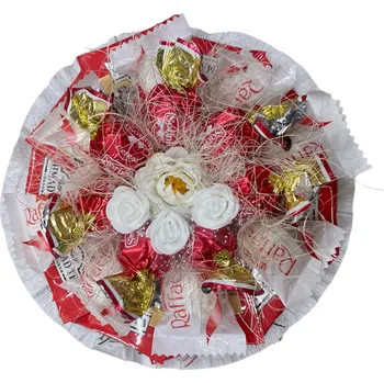 Piknikový koš DANNY MADE Kytice z bonbónů a čajů K15